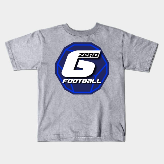 Zero G Football (blue) Kids T-Shirt by Stupiditee